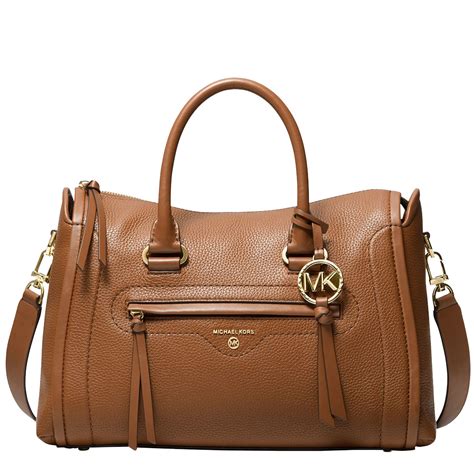 michael michael kors carine medium logo satchel|Carine Medium Logo Satchel .